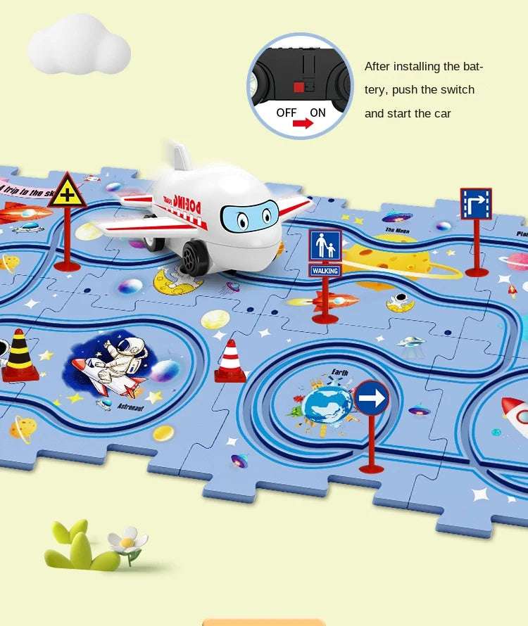 Puzzle Car Elétrico de Ferrovia - Essential