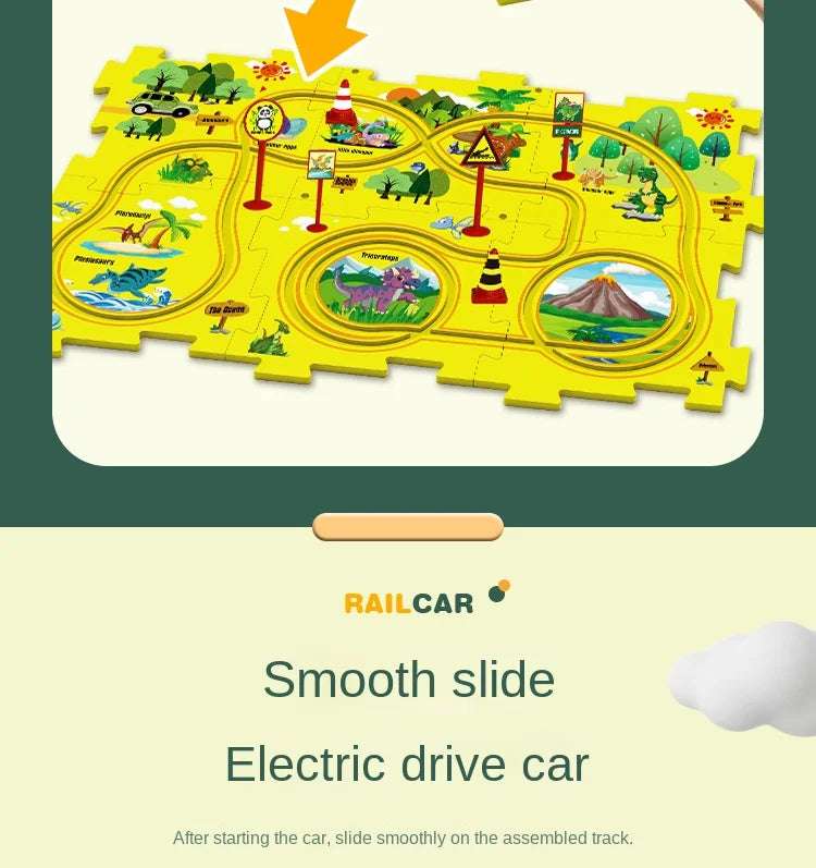 Puzzle Car Elétrico de Ferrovia - Essential