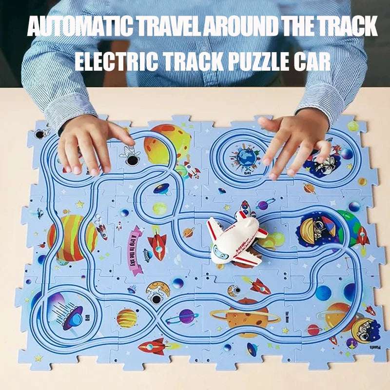 Puzzle Car Elétrico de Ferrovia - Essential