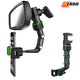 MirrorMount™ – A smart mount that attaches to the rearview mirror for the perfect phone view.