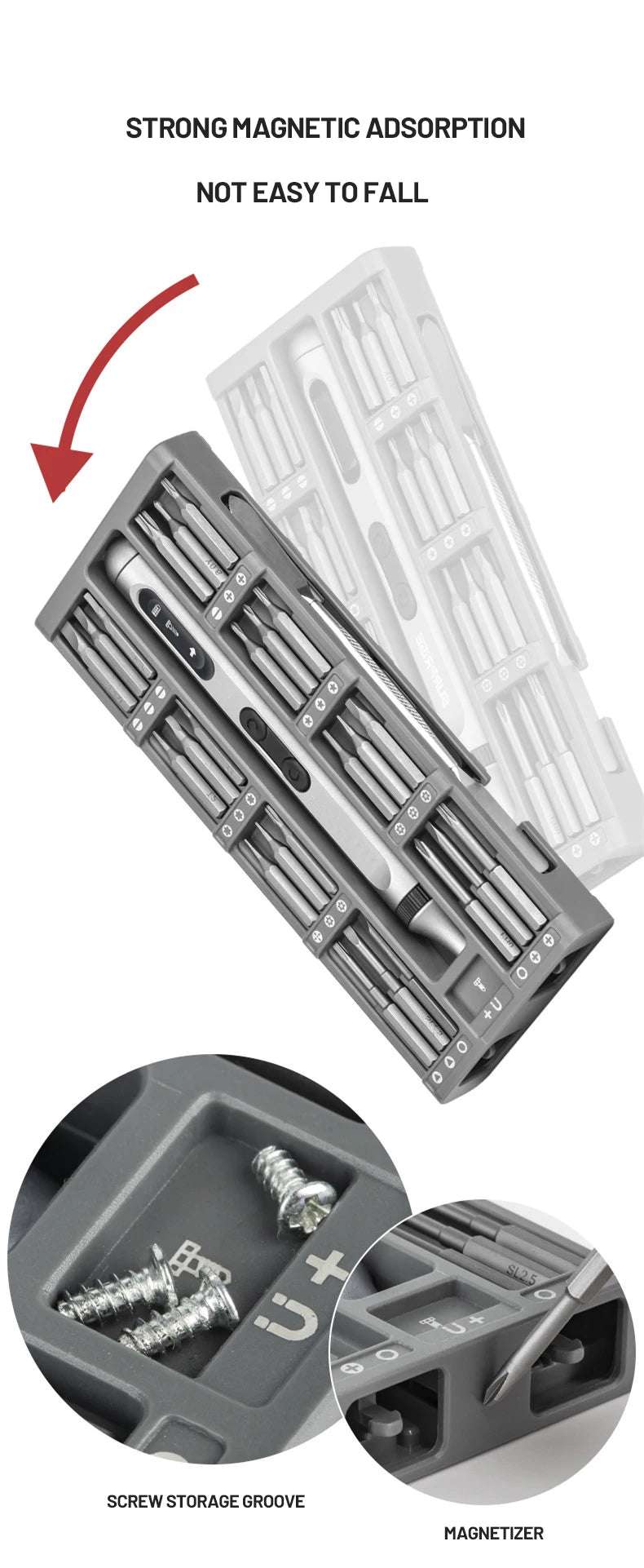 Chave de Fendas Elétrica de Precisão 51 em 1 - Essential