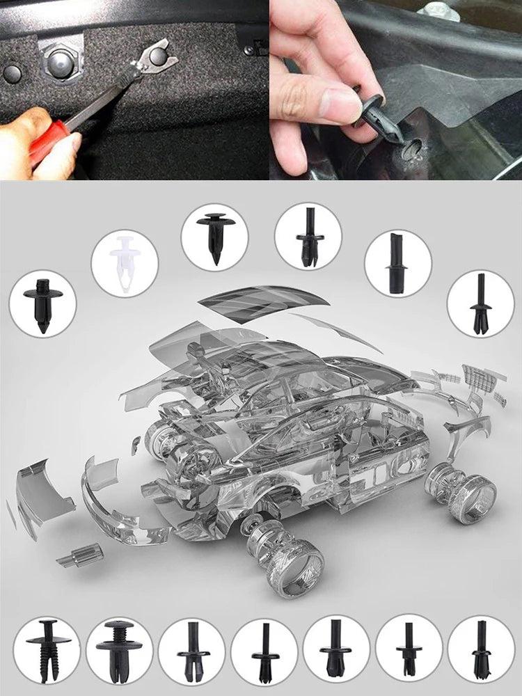 Clipe Retentor de Plástico para Carro - Essential