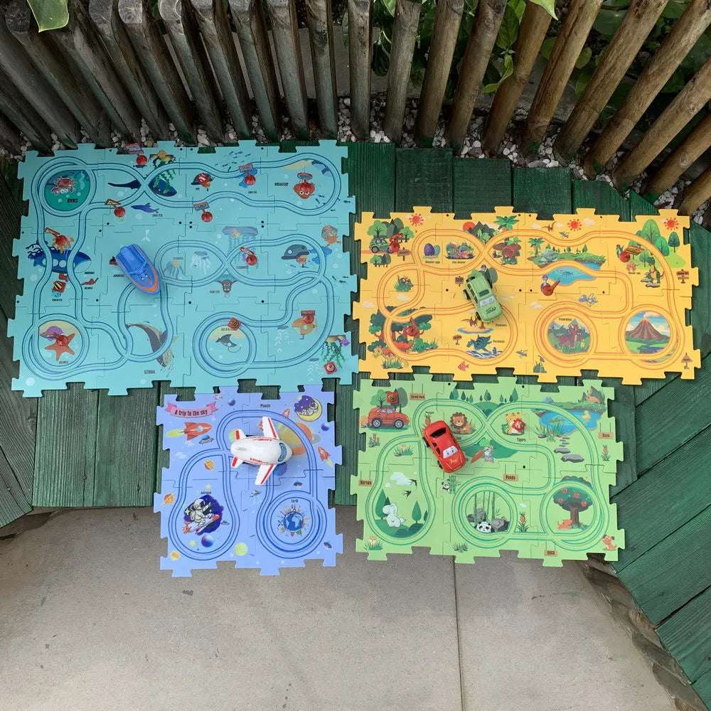 Puzzle Car Elétrico de Ferrovia - Essential