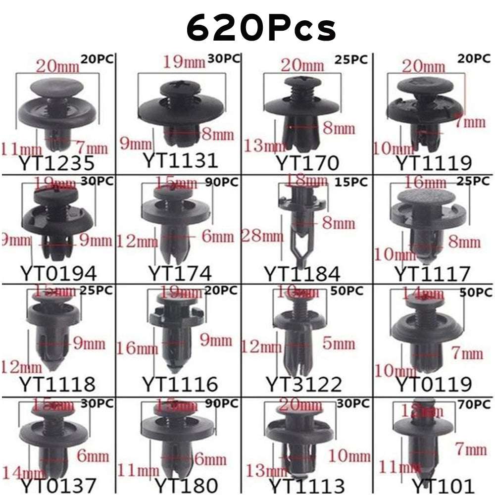 Clipe Retentor de Plástico para Carro - Essential