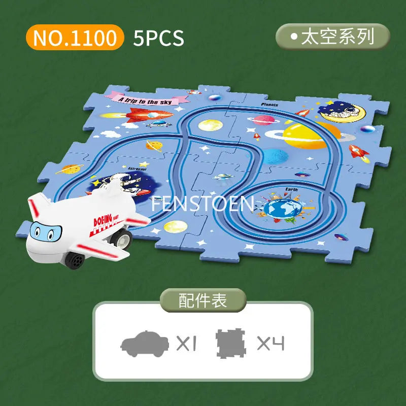 Puzzle Car Elétrico de Ferrovia - Essential