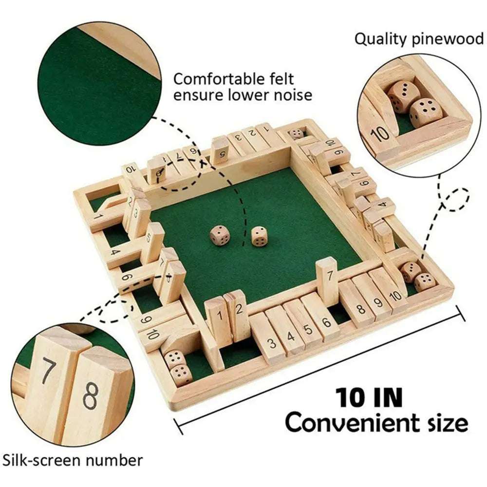 Jogo de Tabuleiro Shut The Box - Essential