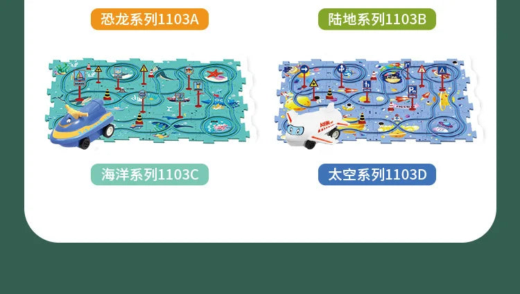 Puzzle Car Elétrico de Ferrovia - Essential