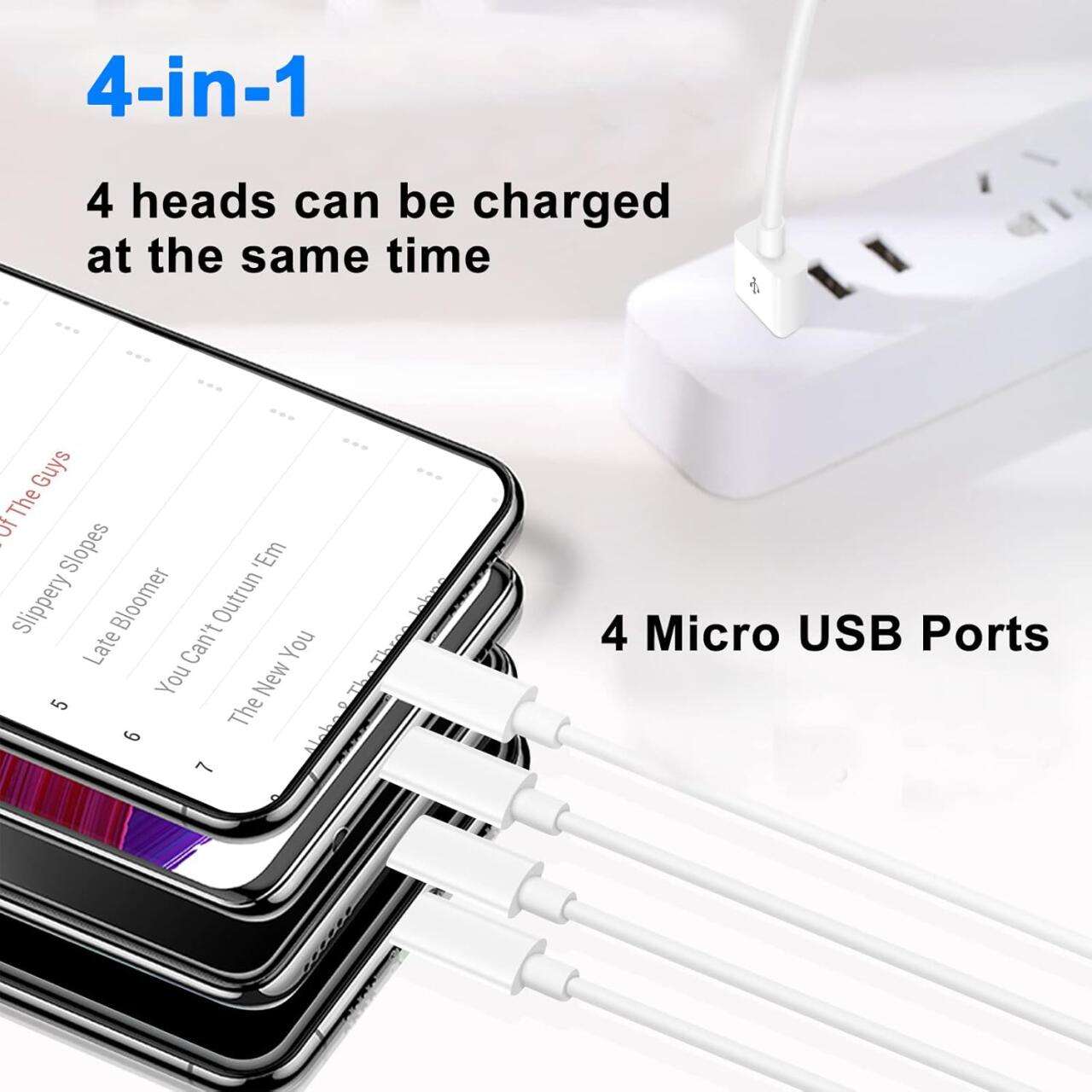 2-in-1 USB Cable 3A 1.2M - Essential
