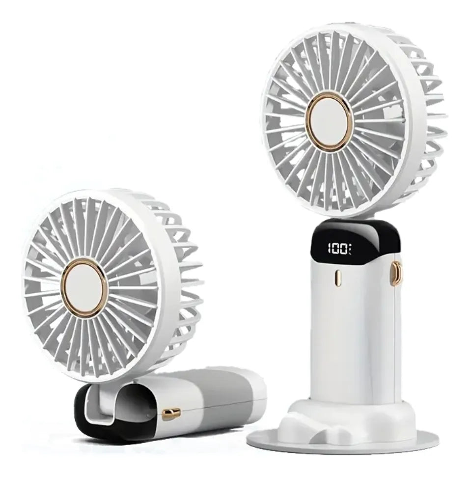 BreezeGo™ – Ventilador Portátil e Silencioso para Ar Fresco em Qualquer Lugar