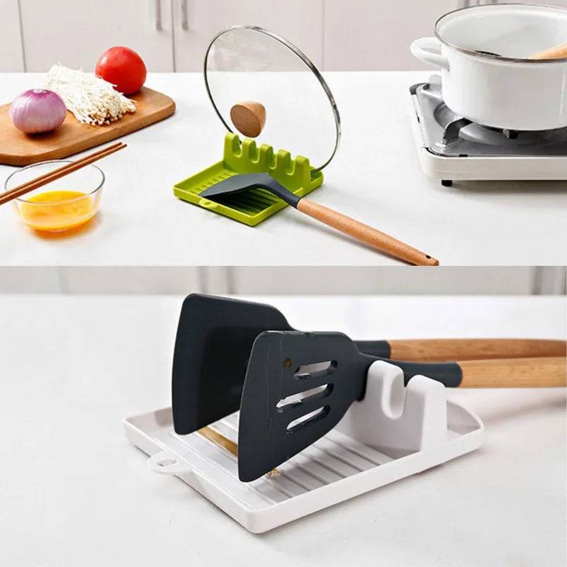 CleanCook™ – A holder that keeps your countertop clean while you cook