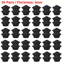 30pairs-Black-4mm