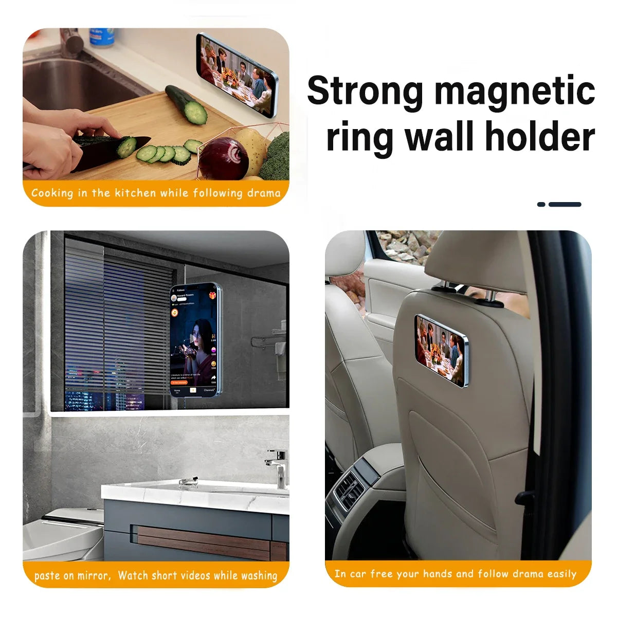 MagniRing™ – A magnetic ring that secures and holds your phone with ease