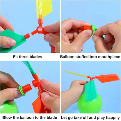 HeliPop™ – The mini helicopter born from a balloon