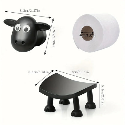 SheepRoll™ – Un soporte creativo que convierte el papel higiénico en un divertido elemento decorativo
