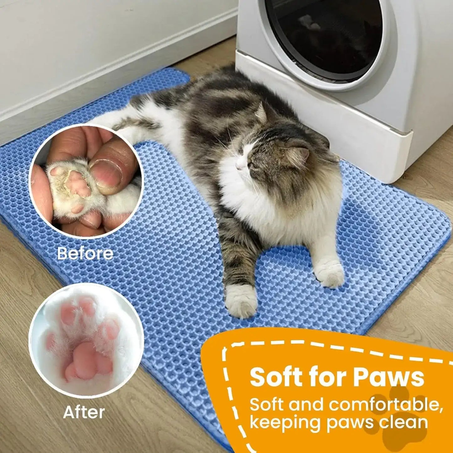 LitterTrap™ – A smart mat that traps litter and keeps your floor clean