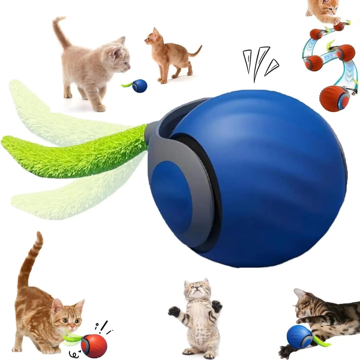 PurrMotion™ – Automatic movement that keeps your cat active and entertained