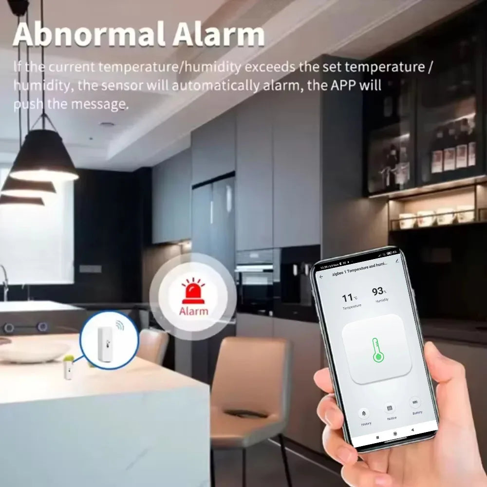 ClimateGuard™ – Smart Temperature & Humidity Monitor