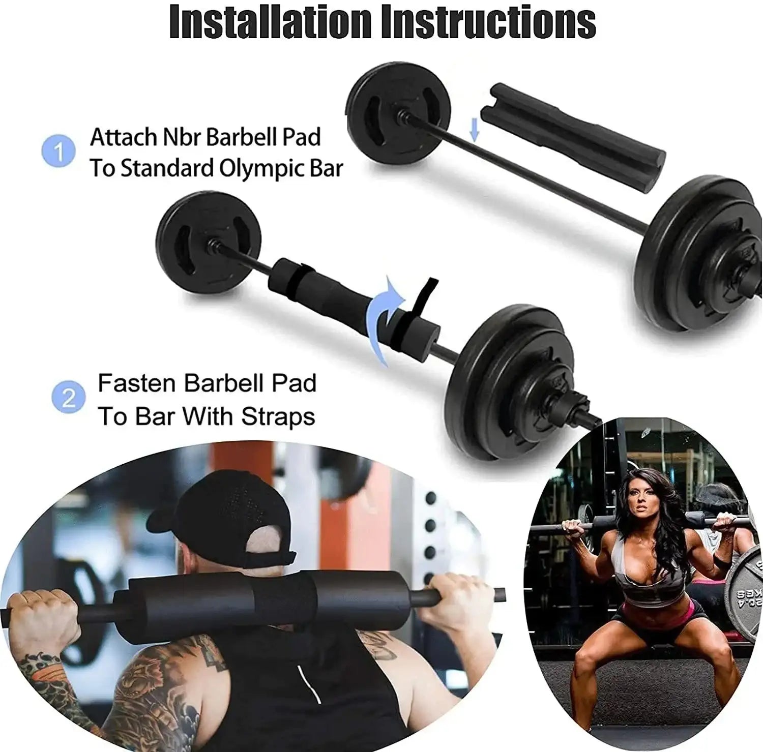 BarShield™ – Maximum protection for shoulders and neck during squats and hip thrusts