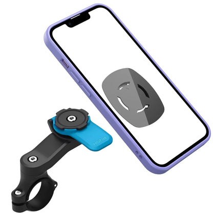 Bike Phone Holder, Motorcycle Mount - Motorcycle Phone Holder, Handlebar Cell Phone Clamp, E-Bike Scooter Phone Clip