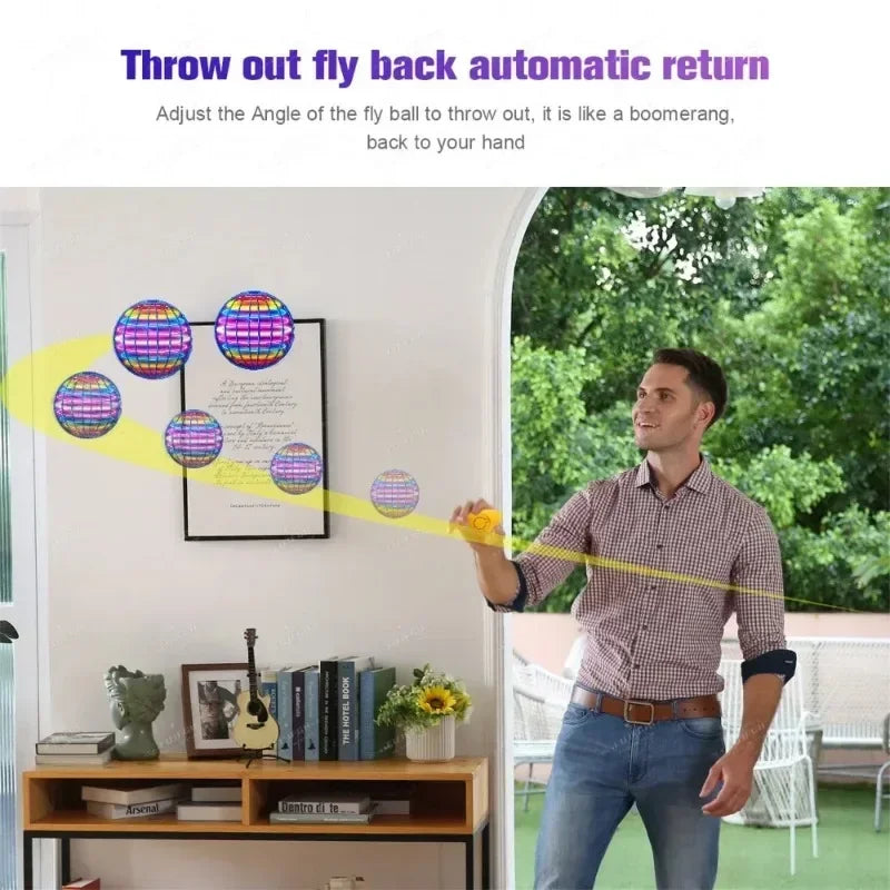 FlyNova™ – The flying sphere that comes back to you with light and adrenaline