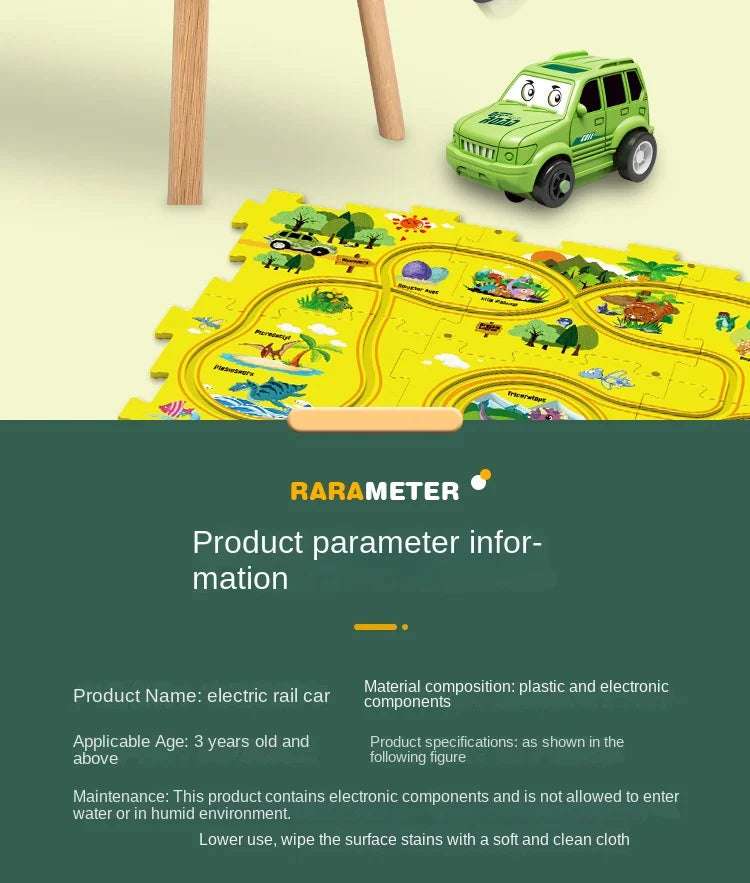 Puzzle Car Elétrico de Ferrovia - Essential