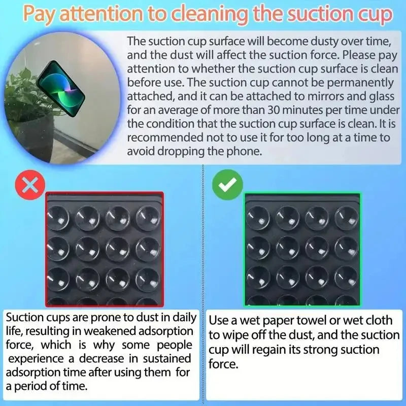 StickGrip™ – Double-Sided Phone Suction Mount