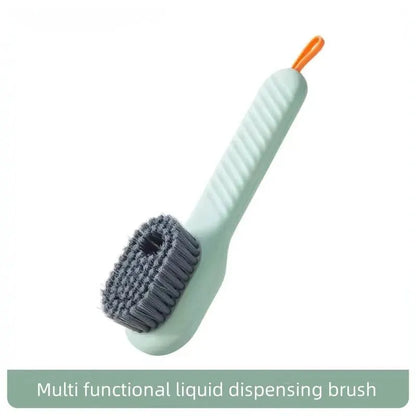 ShoeScrub™ – A brush with a built-in dispenser that removes dirt from shoes with ease
