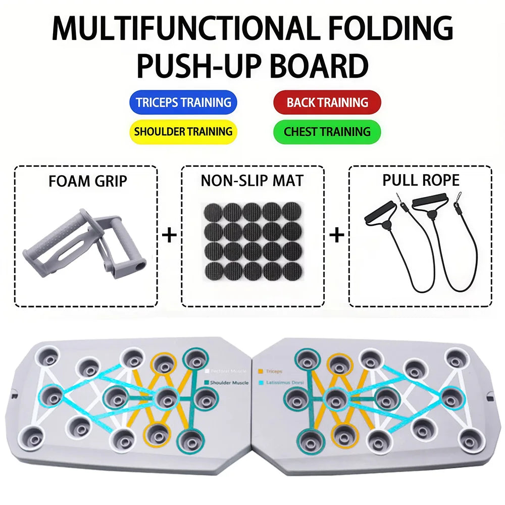 PushPro Board™ – A complete system to train your entire body with guided push-ups