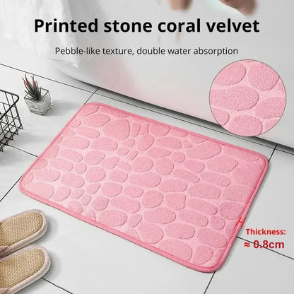 PebbleSoft™ – A textured mat that provides comfort and stability with every step