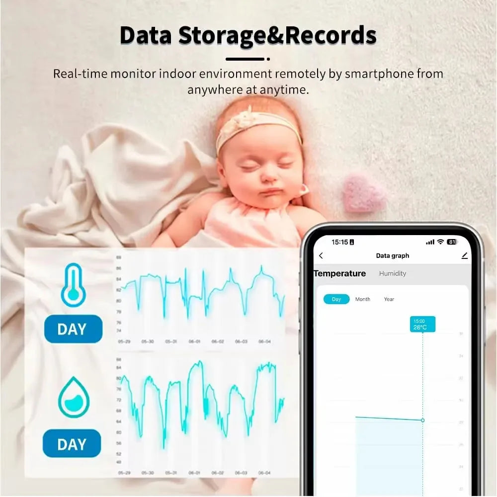 ClimateGuard™ – Smart Temperature & Humidity Monitor