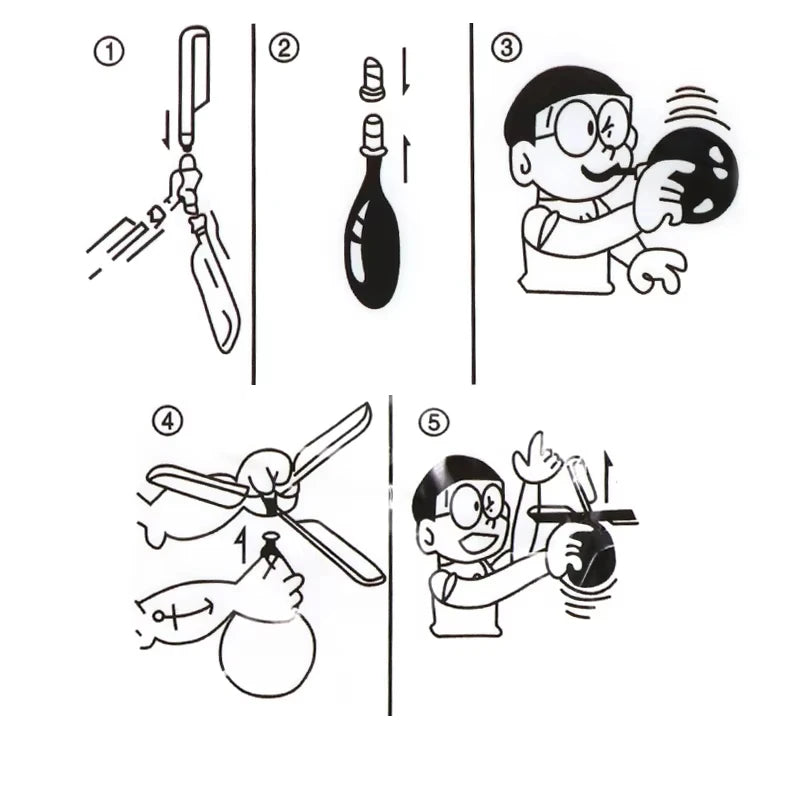 HeliPop™ – The mini helicopter born from a balloon