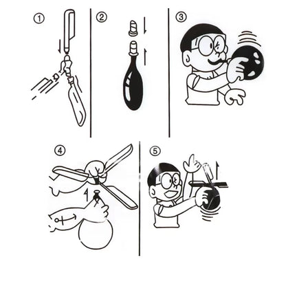 HeliPop™ – The mini helicopter born from a balloon