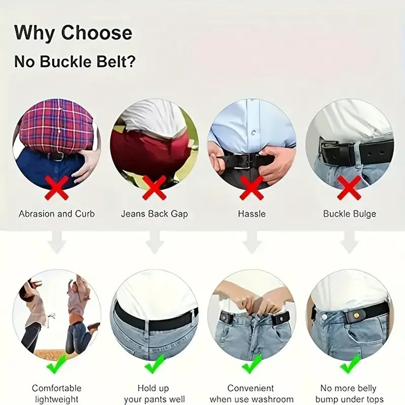 InvisiBelt™ – An invisible belt that adjusts perfectly without showing through your clothes