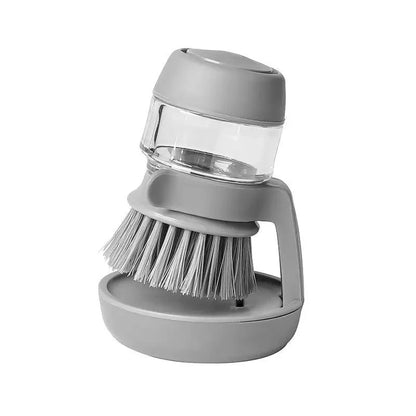 SoapScrub™ – A brush with a built-in dispenser that makes cleaning easy in one press