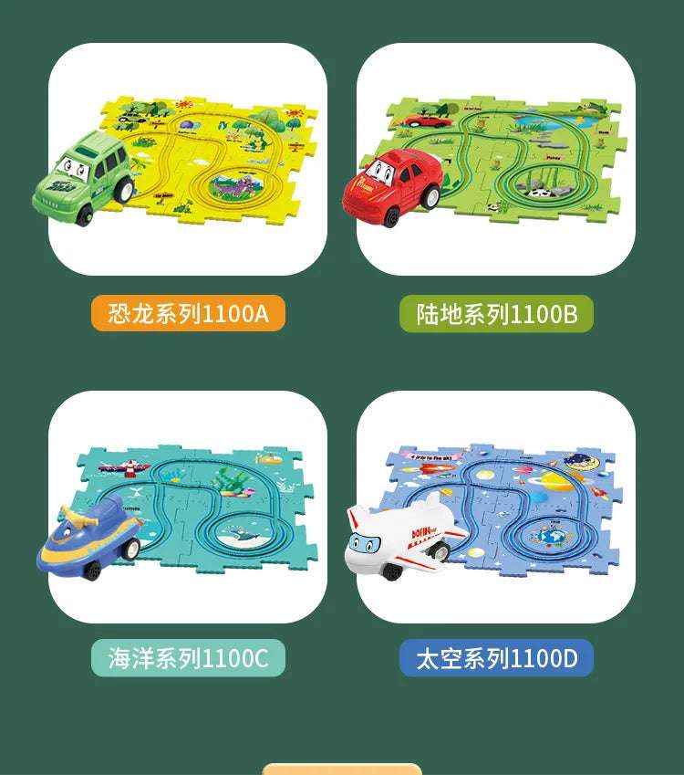 Puzzle Car Elétrico de Ferrovia - Essential