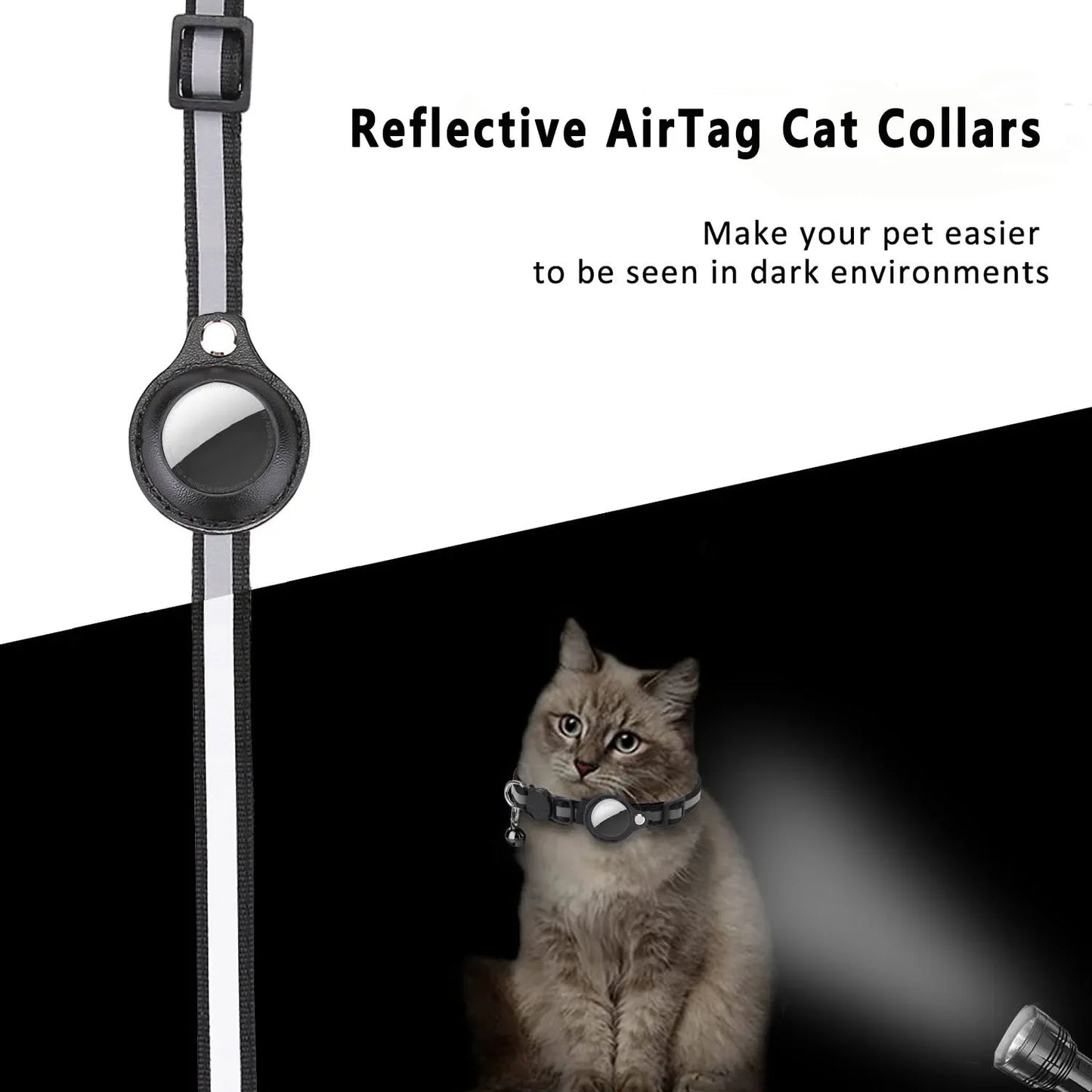 PawTrack™ – A secure collar with AirTag support to keep track of your pet