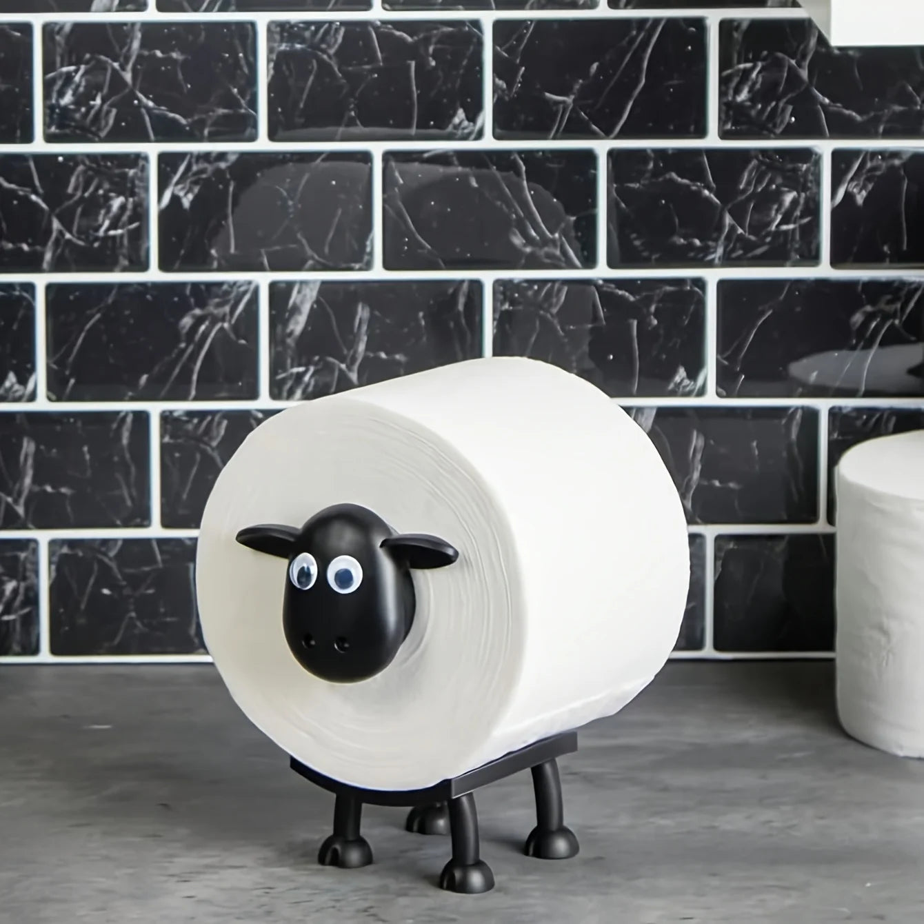 SheepRoll™ – Un soporte creativo que convierte el papel higiénico en un divertido elemento decorativo