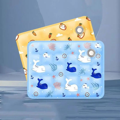Floor Mat Cool Pet Cooling Mat Ice Gel Self Added Water Dog Cold Bed Mat Portable Durable Pet Ice Cushion For Small Big Dogs