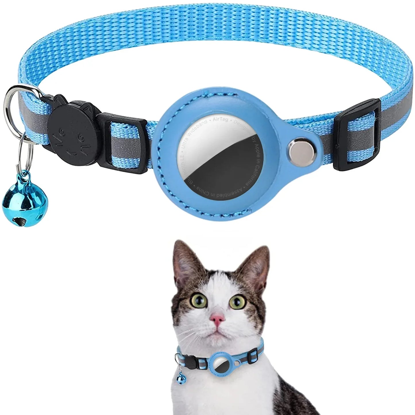 PawTrack™ – A secure collar with AirTag support to keep track of your pet