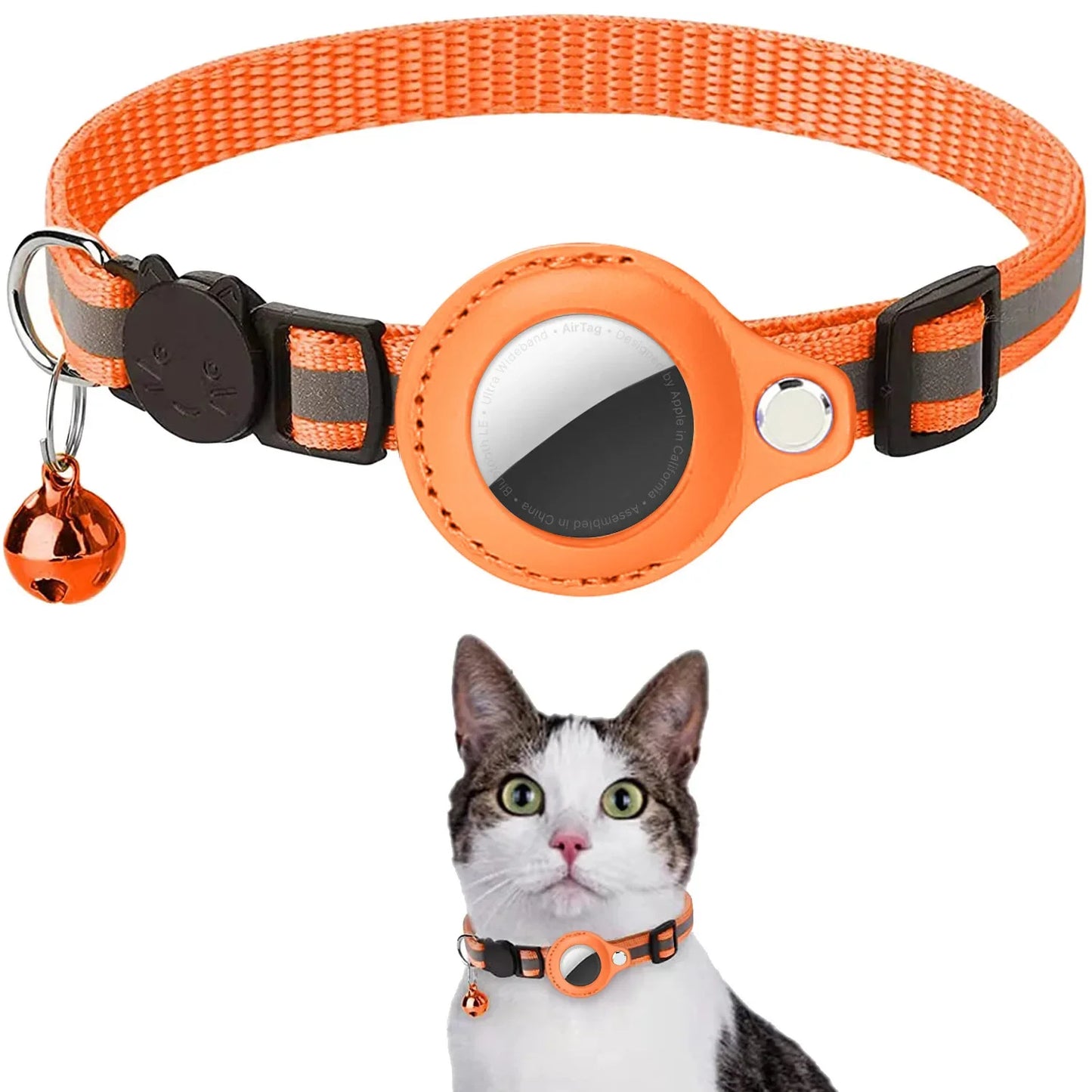 PawTrack™ – A secure collar with AirTag support to keep track of your pet