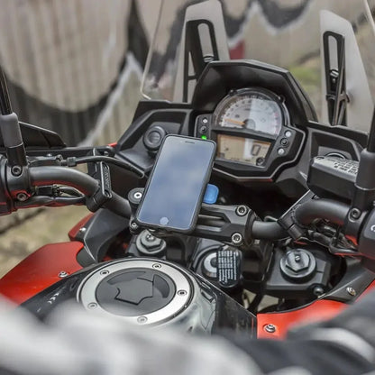 Bike Phone Holder, Motorcycle Mount - Motorcycle Phone Holder, Handlebar Cell Phone Clamp, E-Bike Scooter Phone Clip