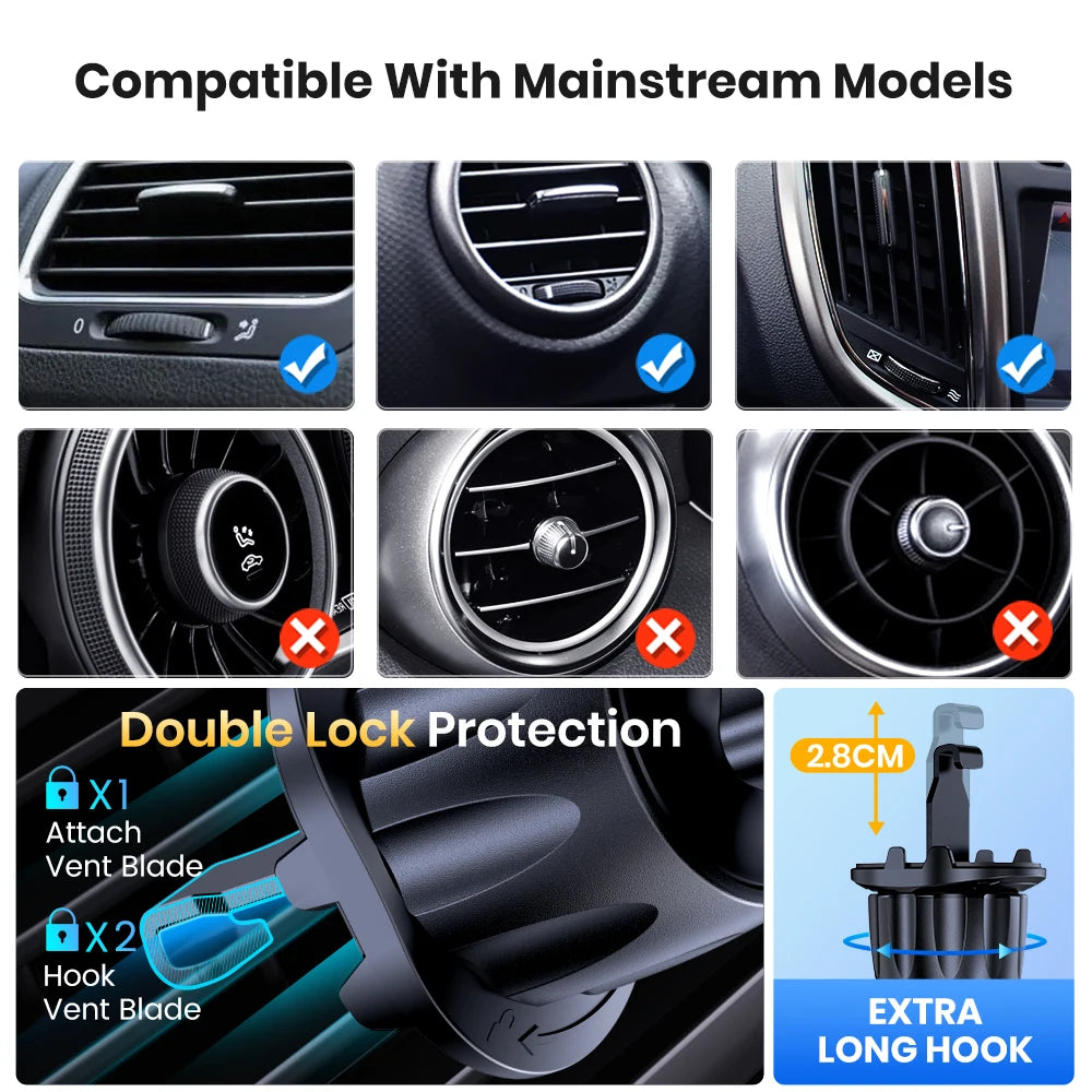 DriveMag™ – Secure Magnetic Phone Mount for Safe and Easy Driving