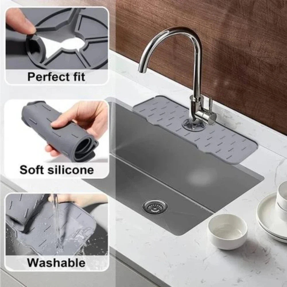 SinkDry™ – Una alfombrilla inteligente que mantiene tu fregadero siempre seco y limpio