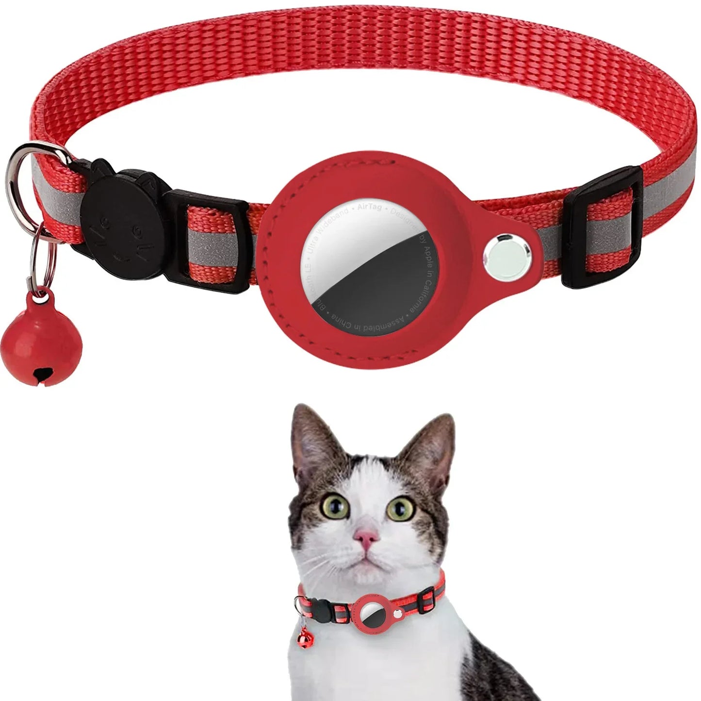 PawTrack™ – A secure collar with AirTag support to keep track of your pet