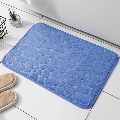 PebbleSoft™ – A textured mat that provides comfort and stability with every step