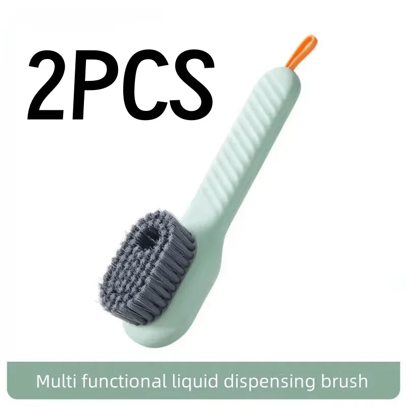 ShoeScrub™ – A brush with a built-in dispenser that removes dirt from shoes with ease