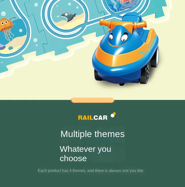 Puzzle Car Elétrico de Ferrovia - Essential