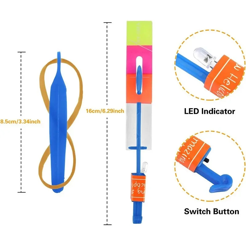 GlowRocket™ – Bright fun that launches into the sky with LED lights