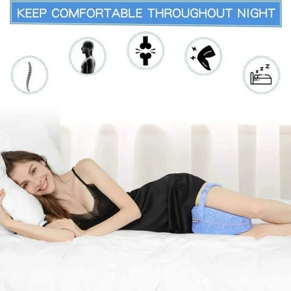 SleepAlign™ – Orthopedic support that keeps your legs and hips aligned for better sleep. 😴🛏️✨