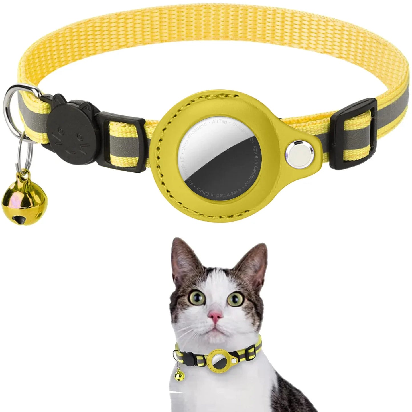 PawTrack™ – A secure collar with AirTag support to keep track of your pet